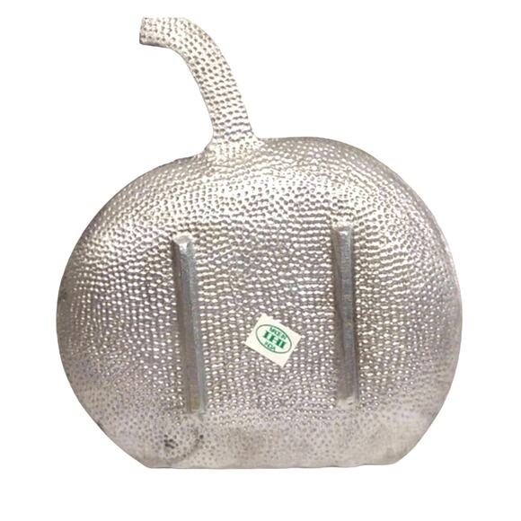 Silvercast Pumpkin Tidbit Cheese Tray Aluminum Metal from India by IHI India - Picture 1 of 6